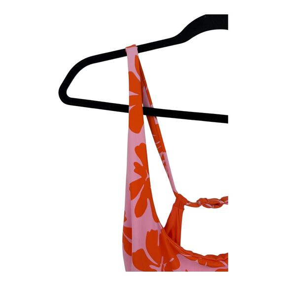 Roxy Kate Bosworth swimsuit One Piece floral pink orange size XXL - Picture 3 of 8